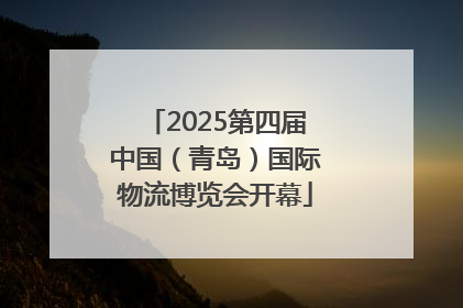 2025第四届中国（青岛）国际物流博览会开幕