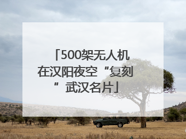 500架无人机在汉阳夜空“复刻”武汉名片