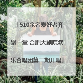 510余名爱好者齐聚一堂 合肥大剧院欢乐合唱团第二期开唱